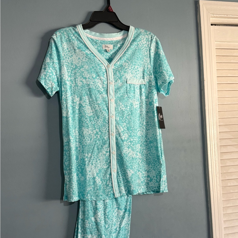 Aria Collection Floral Pajama Set